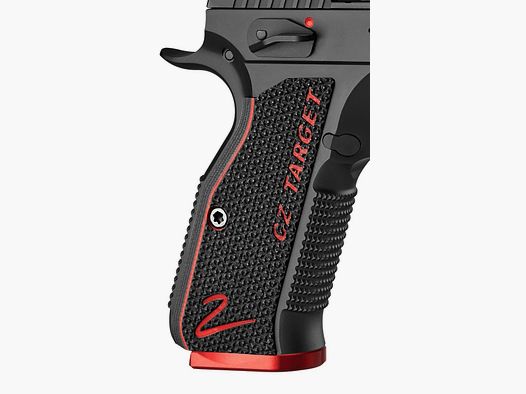 CZ Griffschalen Shadow 2 Target Grip Set Black Red