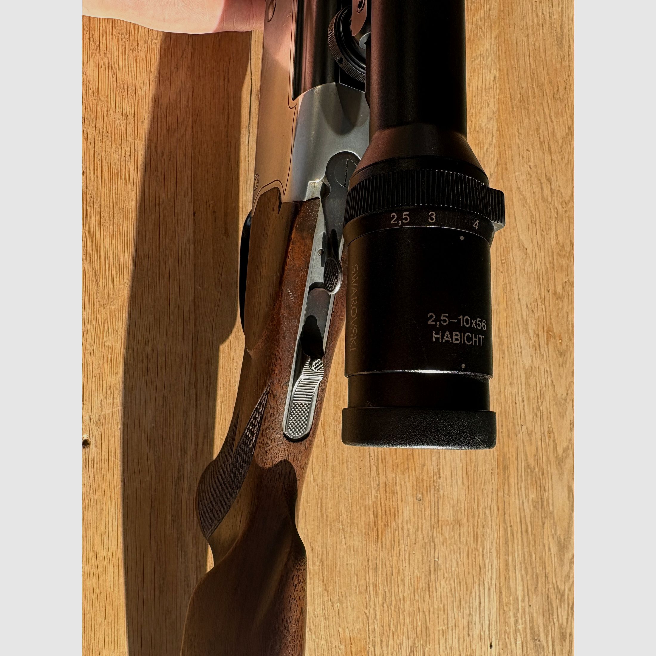 BBF Heym 22 S2 Handspanner .30-06  & 12/70 + Einstecklauf 5,6x52R, Swarovski Habicht 2,5-10x56 LP