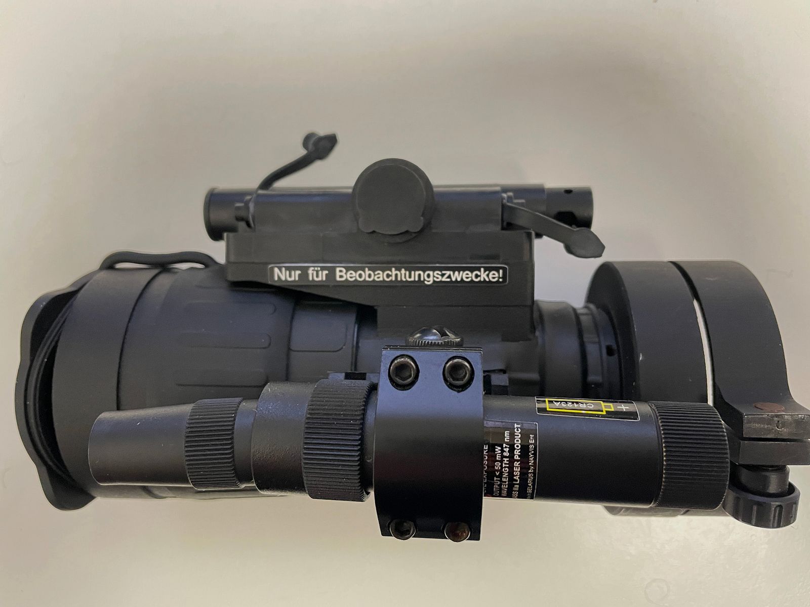 Vorsatznachtsichtgerät Nightspotter Gen. 2+ mit Photonisröhre und Aufheller