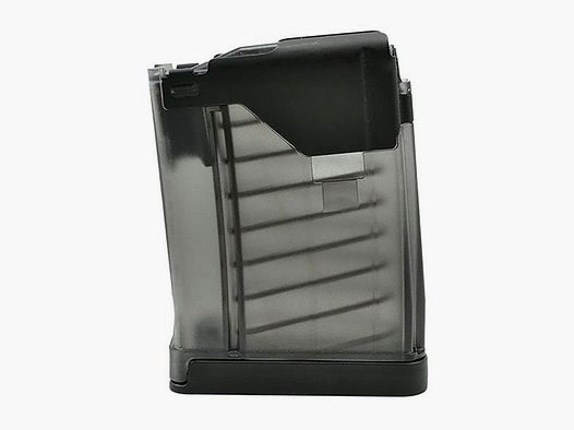 LANCER SYSTEMS L5AWM Magazine Gen2 pour AR15 10 coups pour calibre .223 REM / 5.56x45 NATO, transparent fumée