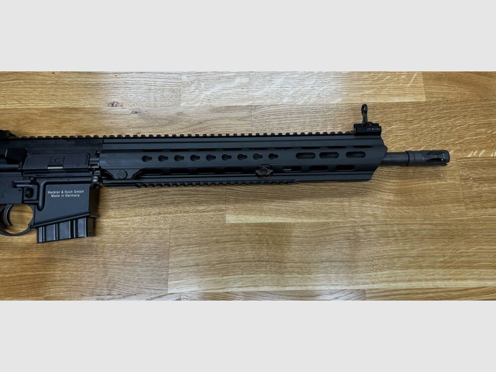 Heckler & Koch MR223 A3 Slim-Line 16,5" cañón - rifle semiautomático .223Rem guardamanos largo - color negro - aprobado deportivamente! - versión civil H&K 416