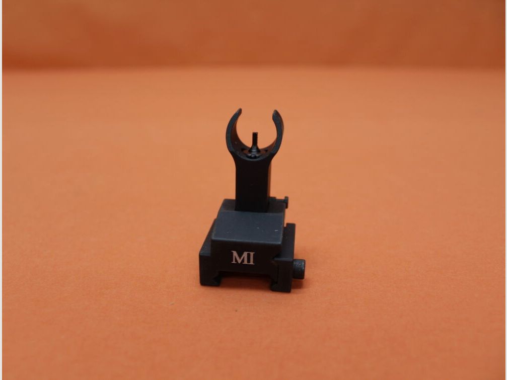 Midwest Industries AR-15: Flip-Up Front Sight Midwest (MCTAR-FFG) Gas Block Mount Aluminum matte/ Klappkorn für Picatinnyprofil
