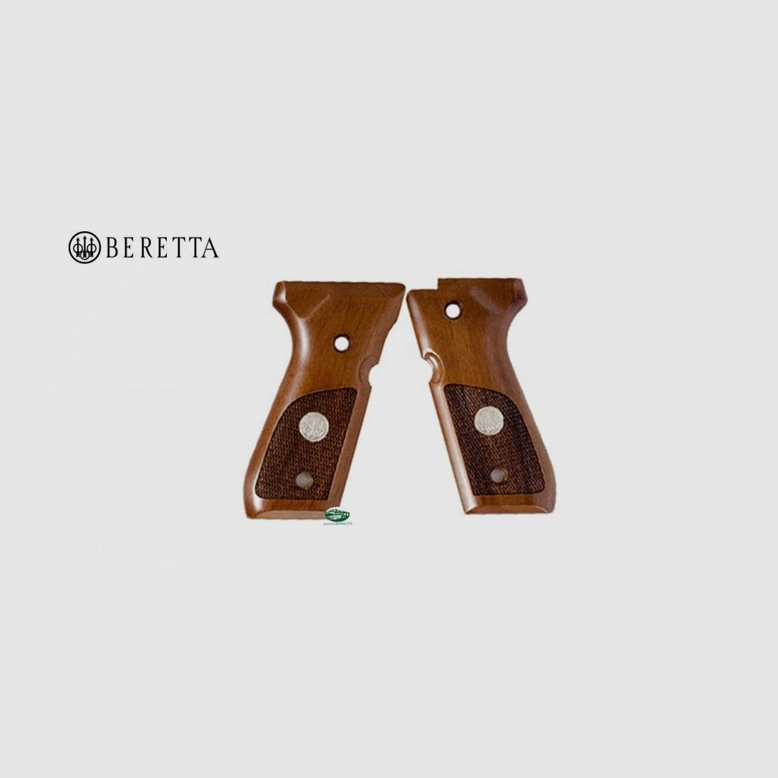 BERETTA Griffschalen Holz Serie 92 Spezial Dreizack