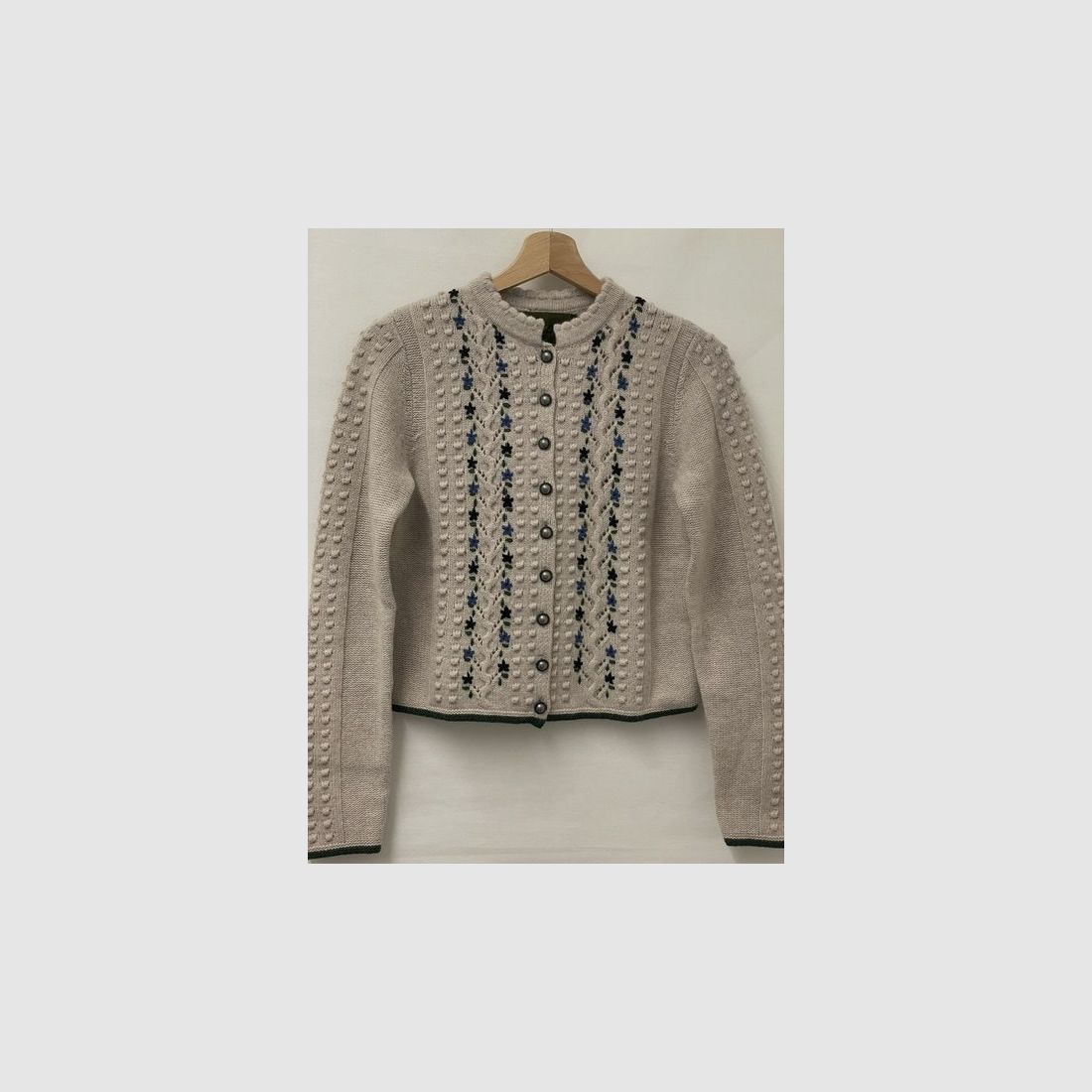 fei scho schee Trachten-Strickjacke in Barley-Navy/Blau
