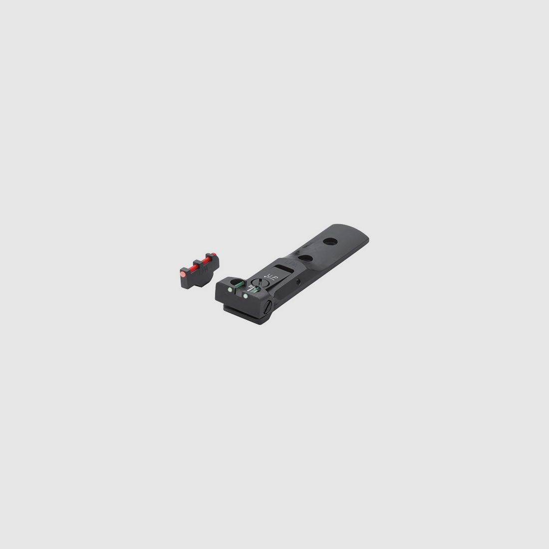 S&W LPA Fiber Optic Mikrometervisier Set Brüniert TXT02F1