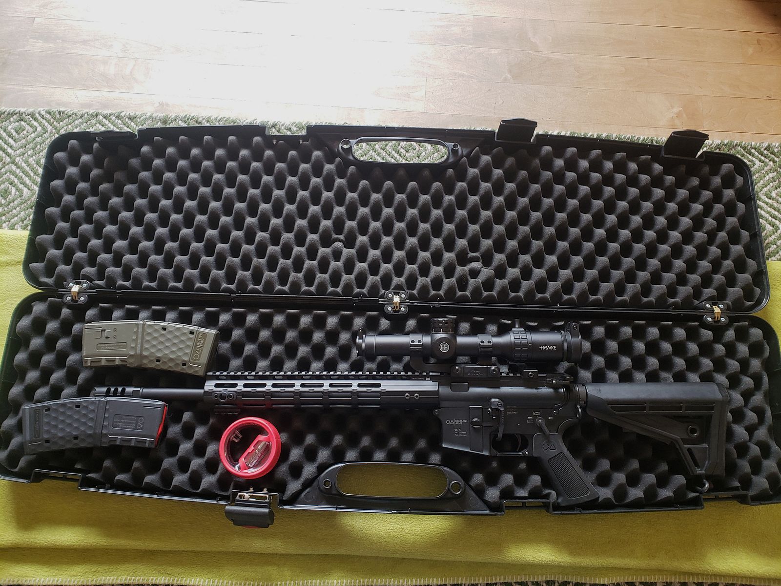 Oberland Arms OA 15 Black Label met Hawke Frontier 30 en Aimpoint H1, afbeelding 1 van 17