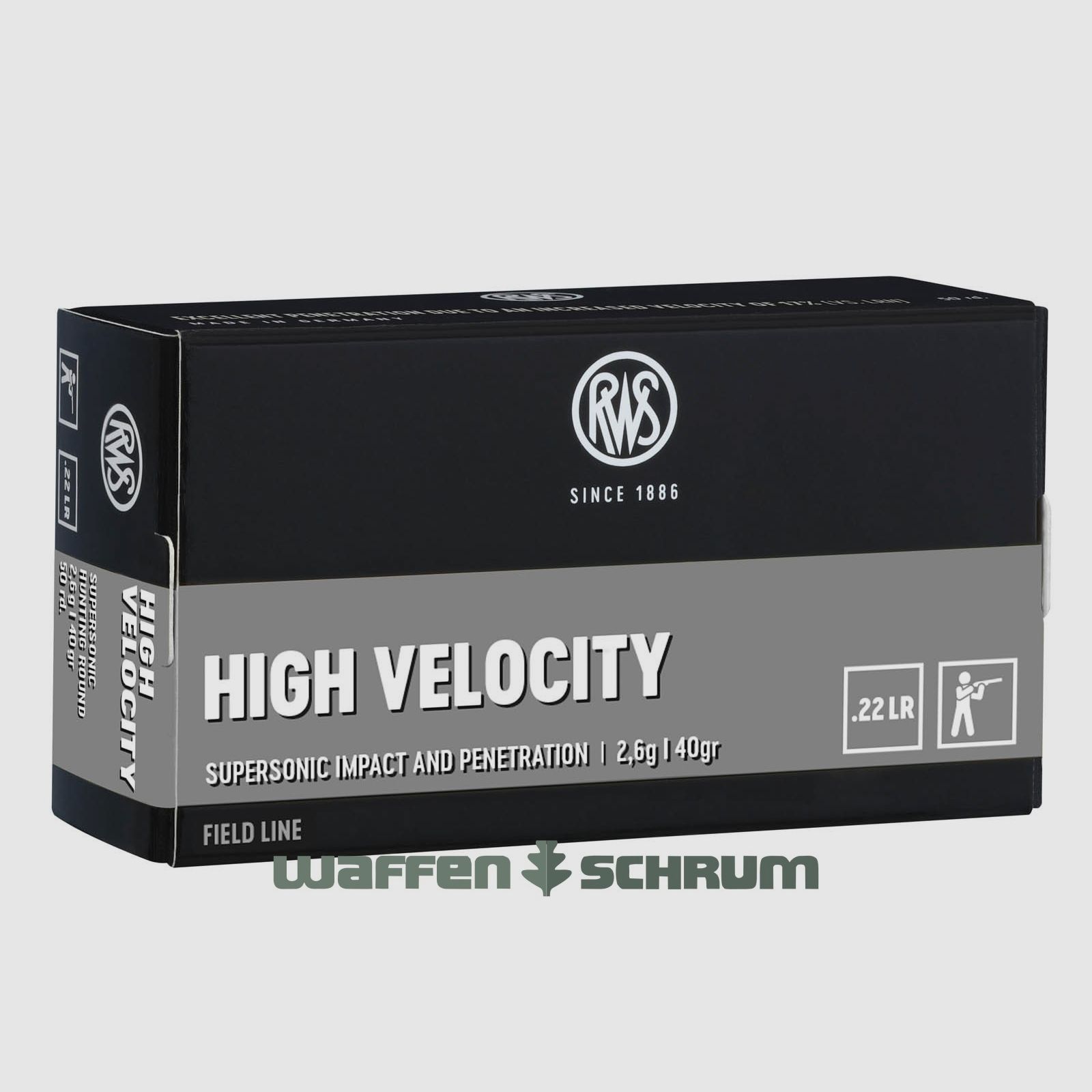 RWS High Velocity 2,6g - 40gr. .22lr