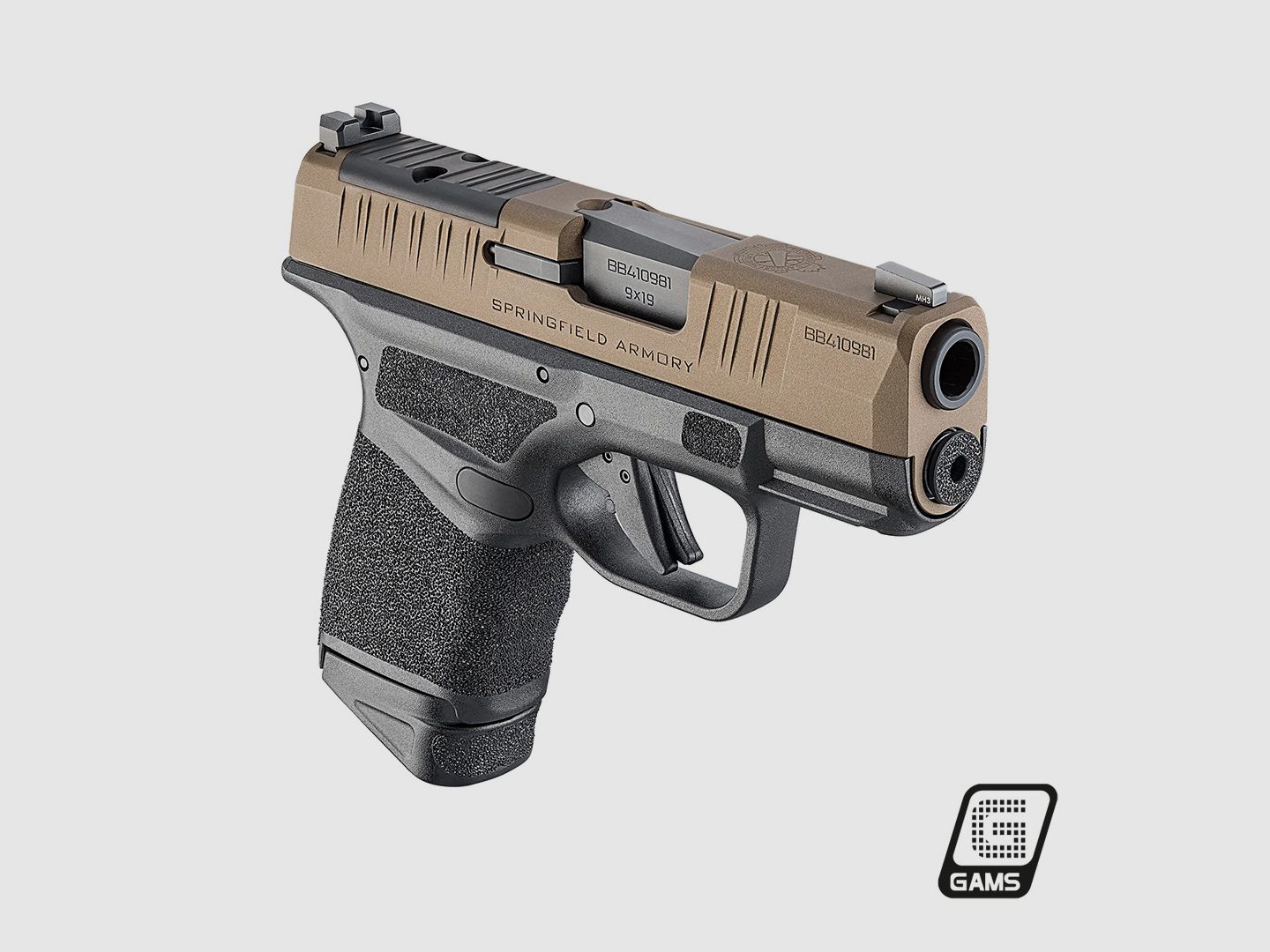 Pistole SPRINGFIELD Hellcat 3″ Micro-Compact OSP Bronze, Bild 3 von 4