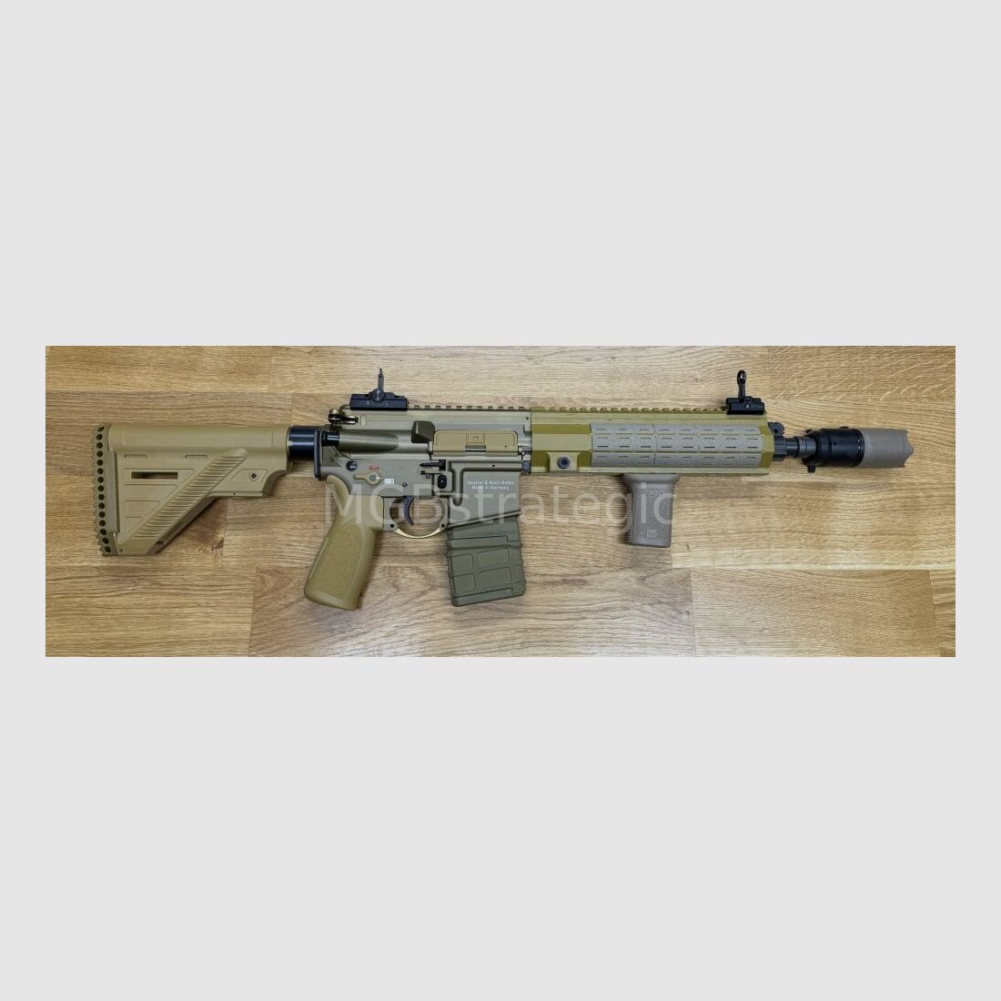 sportlich zugelassen! H&K MR223 A3 11" Lauf - SPORT - sandfarben halbautom. Büchse .223Rem - Heckler & Koch - viel Zubehör in BKA Beurteilung zugelassen! zivile Version H&K 416 G95