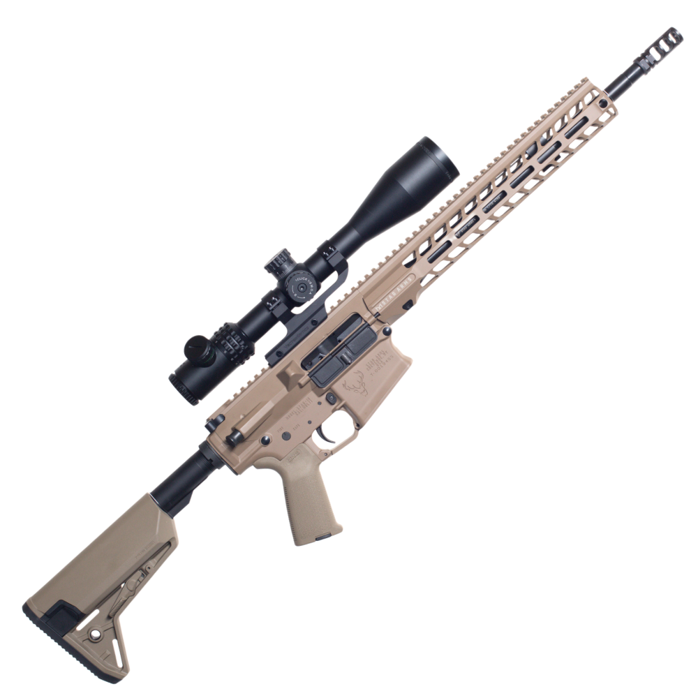 Stag Arms 10 Tactical QPQ 16" cal. .308 Win + cannocchiale Sentinel 6-24x50 Gen II SFP - FDE, immagine 3 di 3