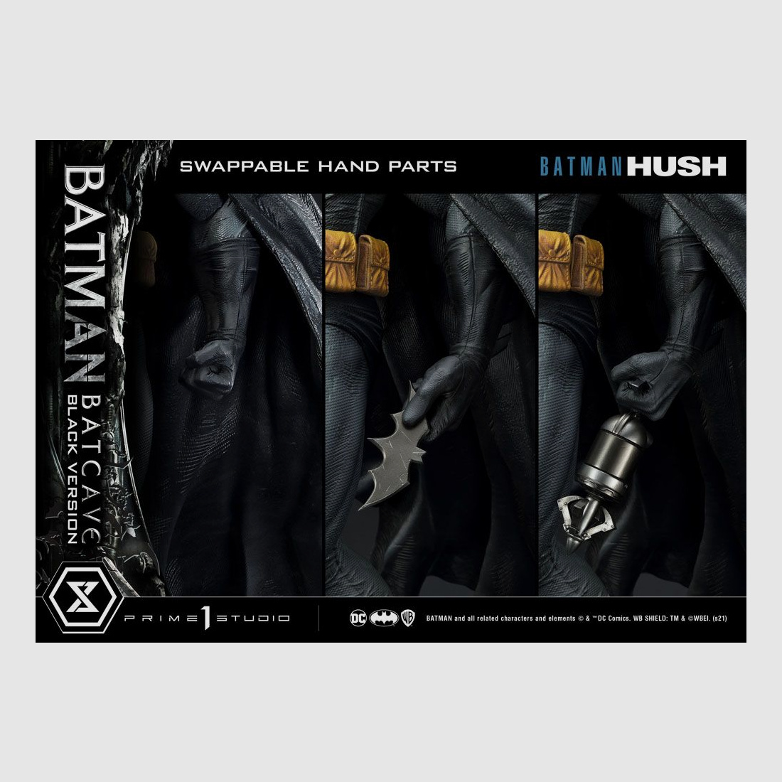Batman Hush Statue 1/3 Batman Batcave Black Version 88 cm | 43050