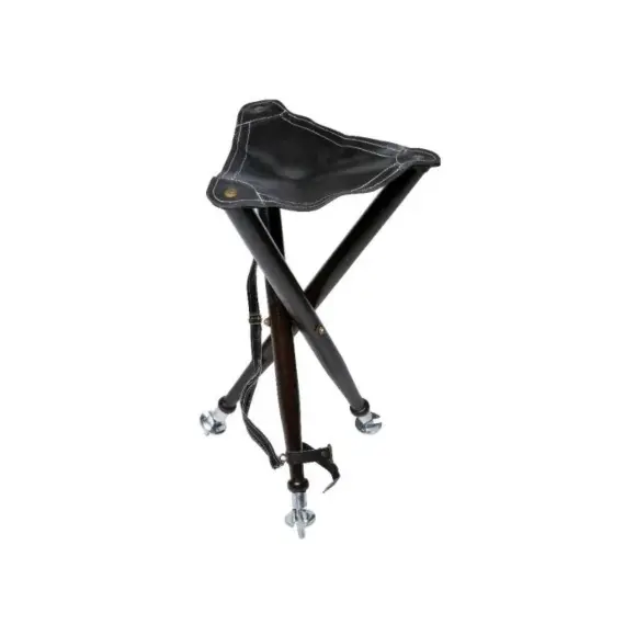 Trépied Januel en Bois 65 cm avec Bretelle et Pics Métalliques Amovibles
