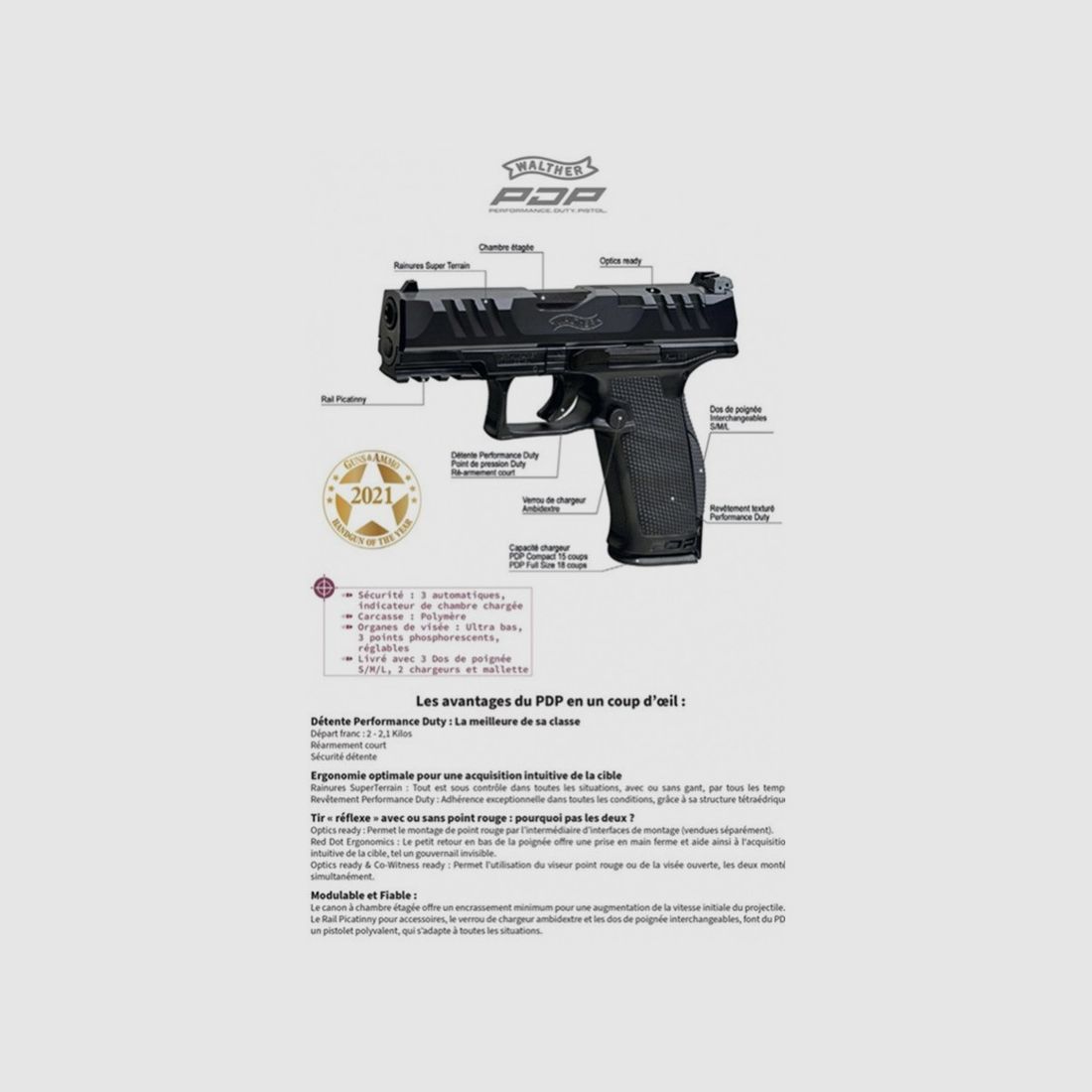 Walther PDP Pro SD cpt OR 4,6" - 9x19, Bild 2 von 2