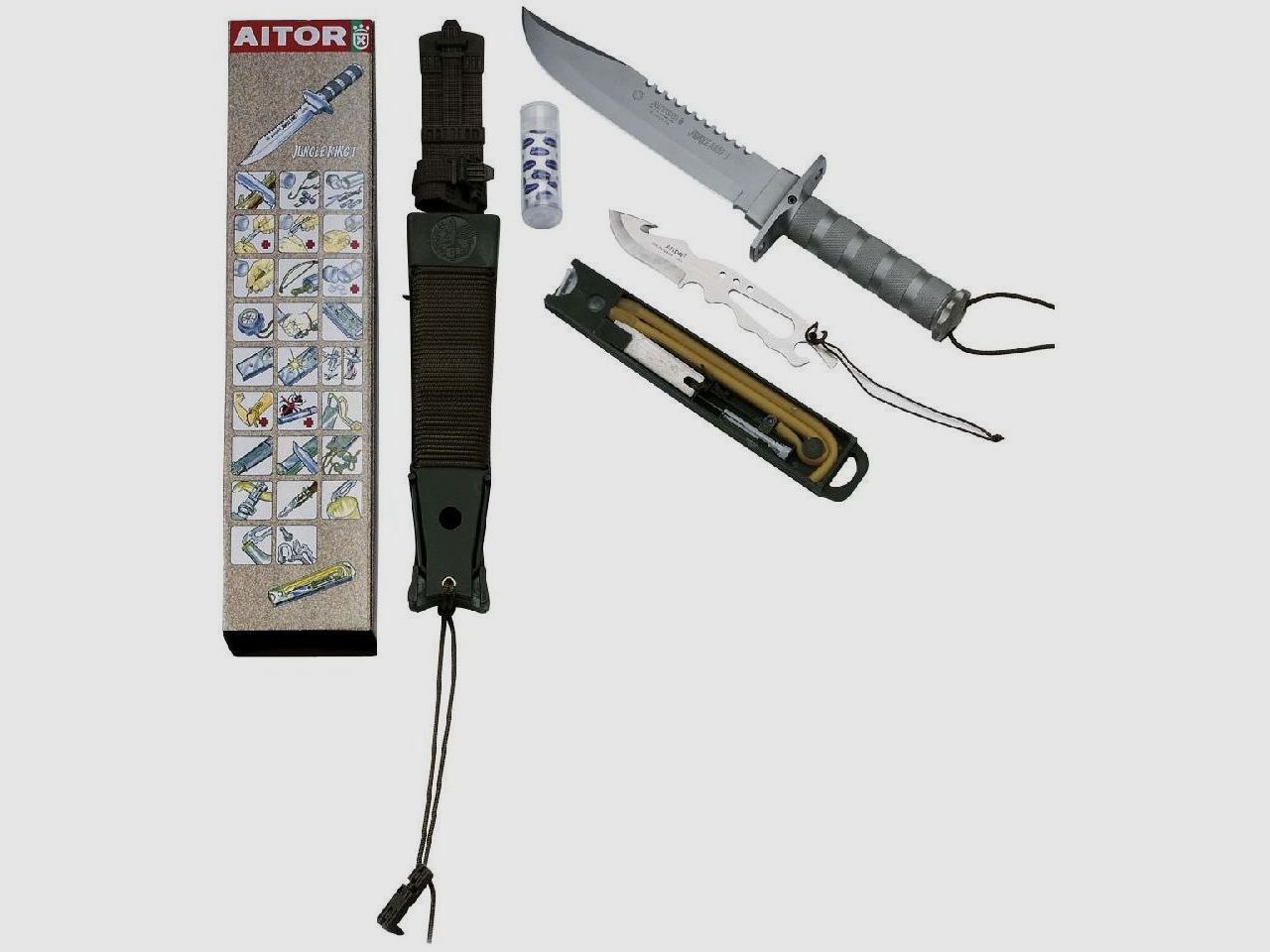 Aitor Jungle King I Messer, Survivalmesser, berlebensmesser