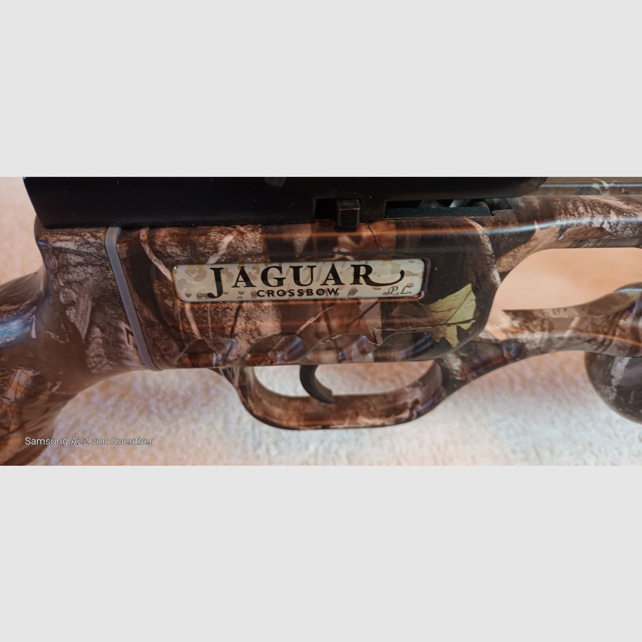 jaguar crossbow camo deluxe  175 lbs