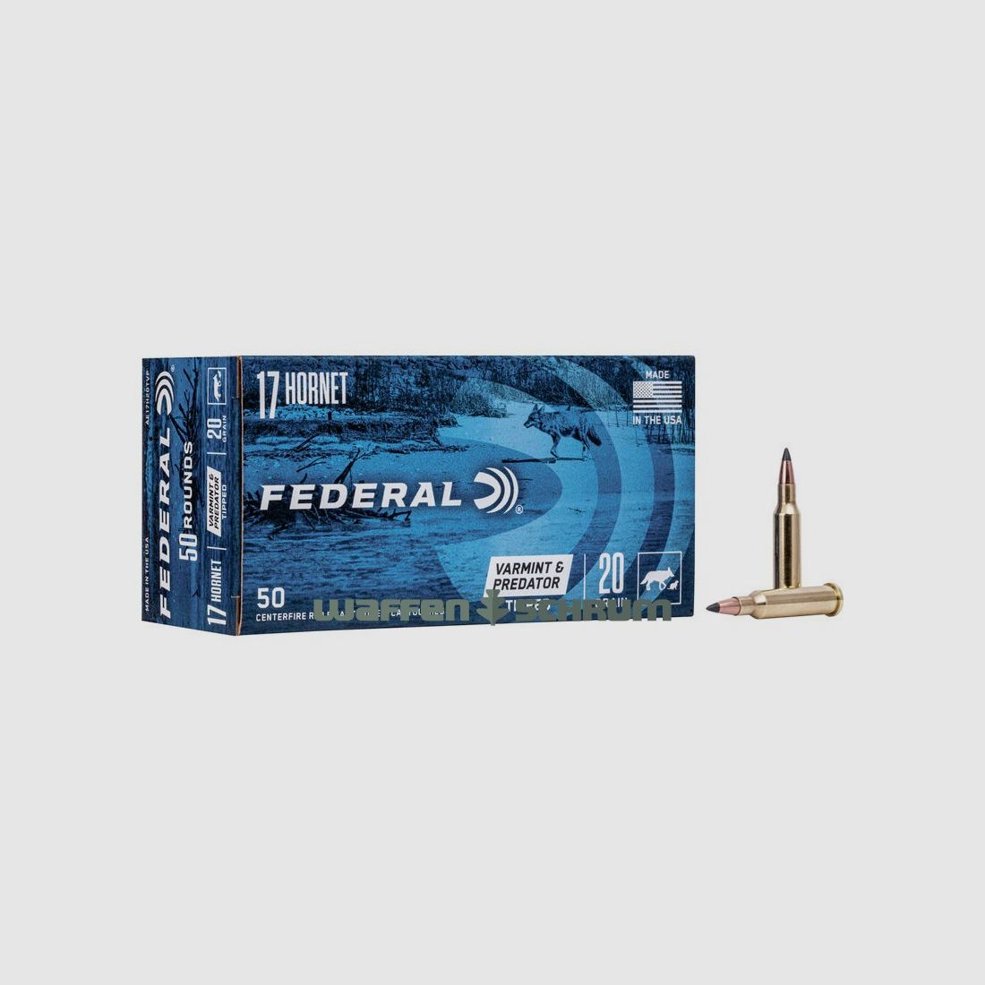 Federal Tipped Varmint 1,3g - 20gr .17Hornet American Eagle