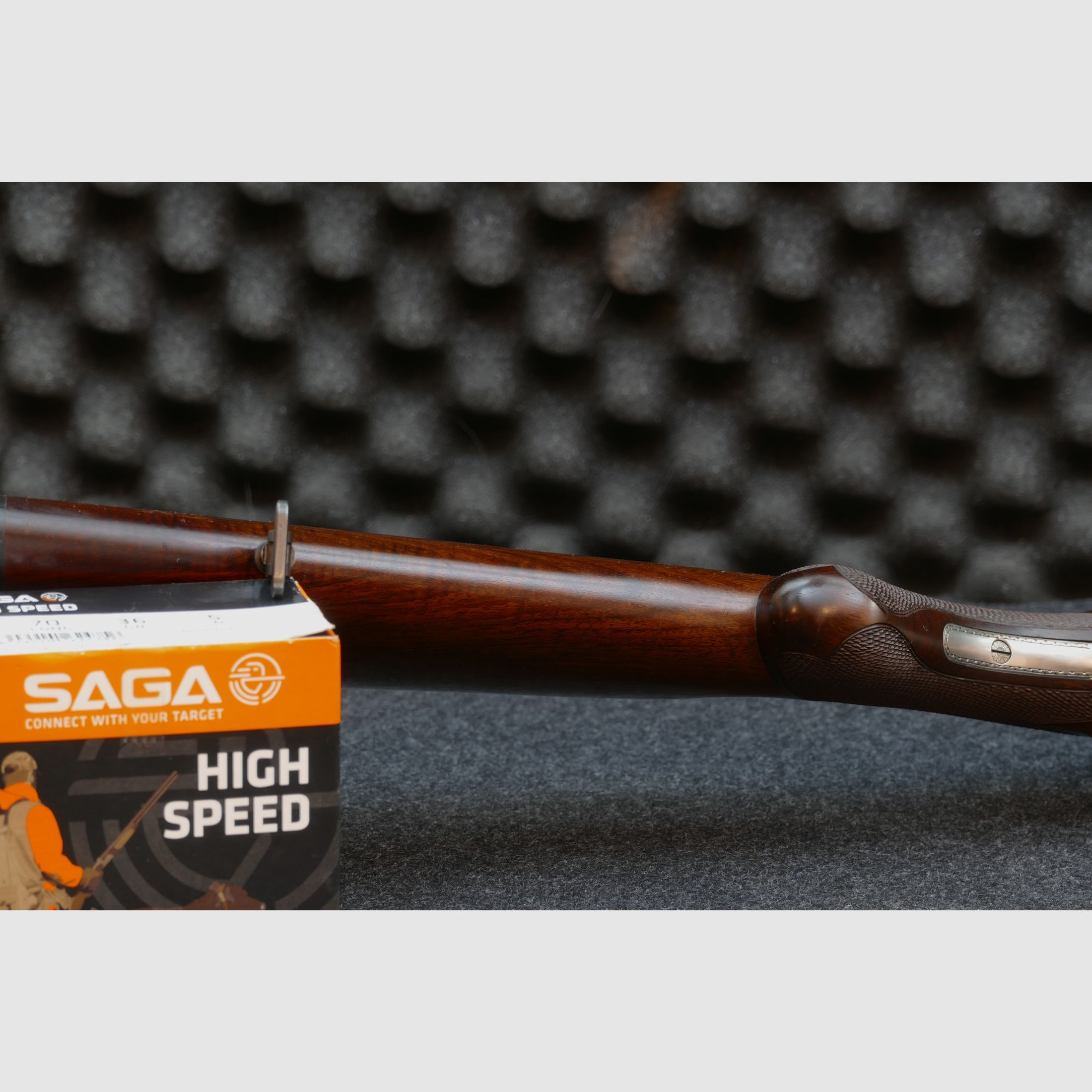 Winchester Super Grade – 12/70, Bockdoppelflinte, Schrankwaffe, Top Zustand