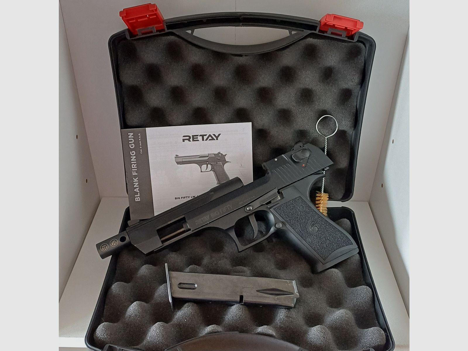 Pistolet d'alarme RETAY Big Fifty Ptb 1074 noir