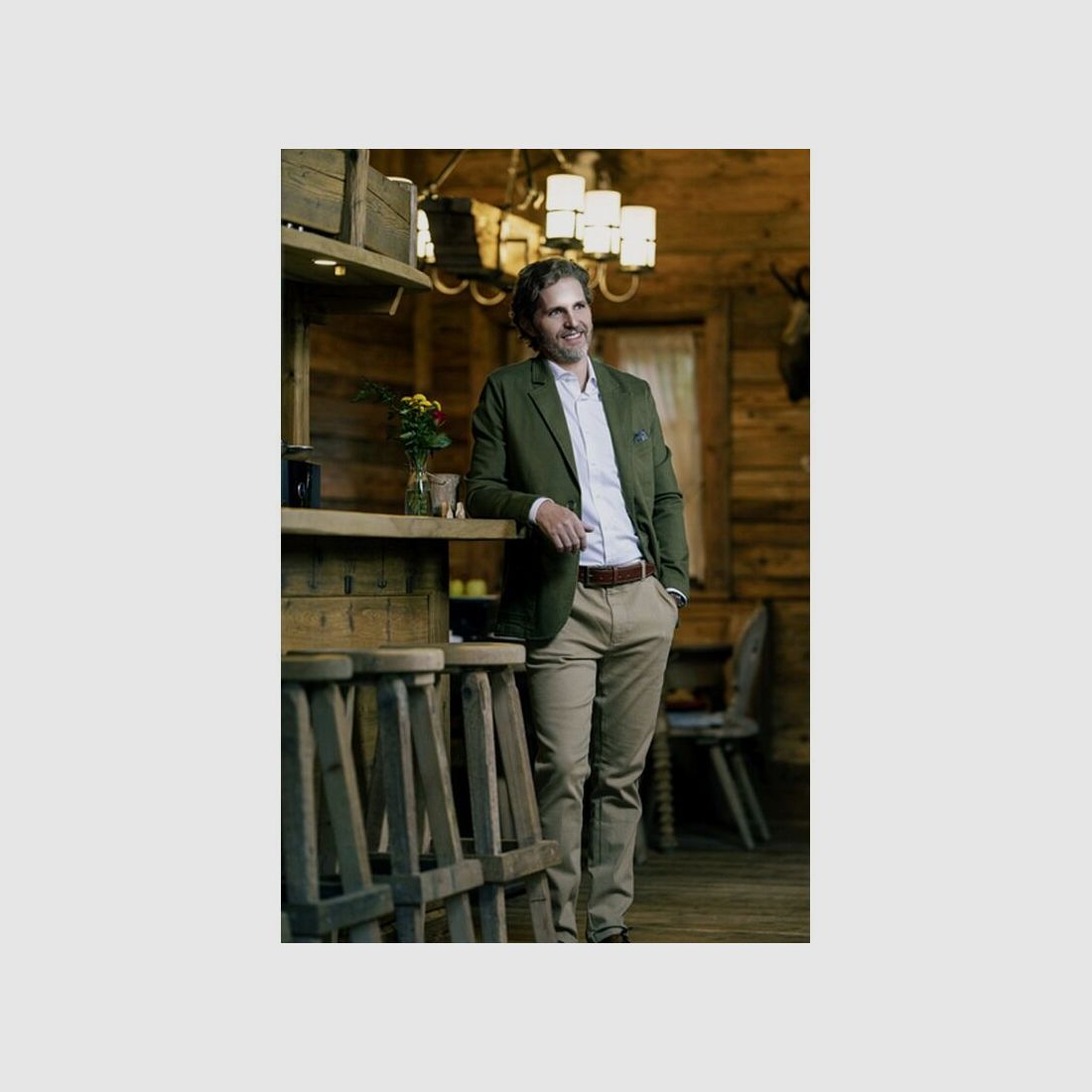 Blaser Herren Chino Denim Stretch Tom