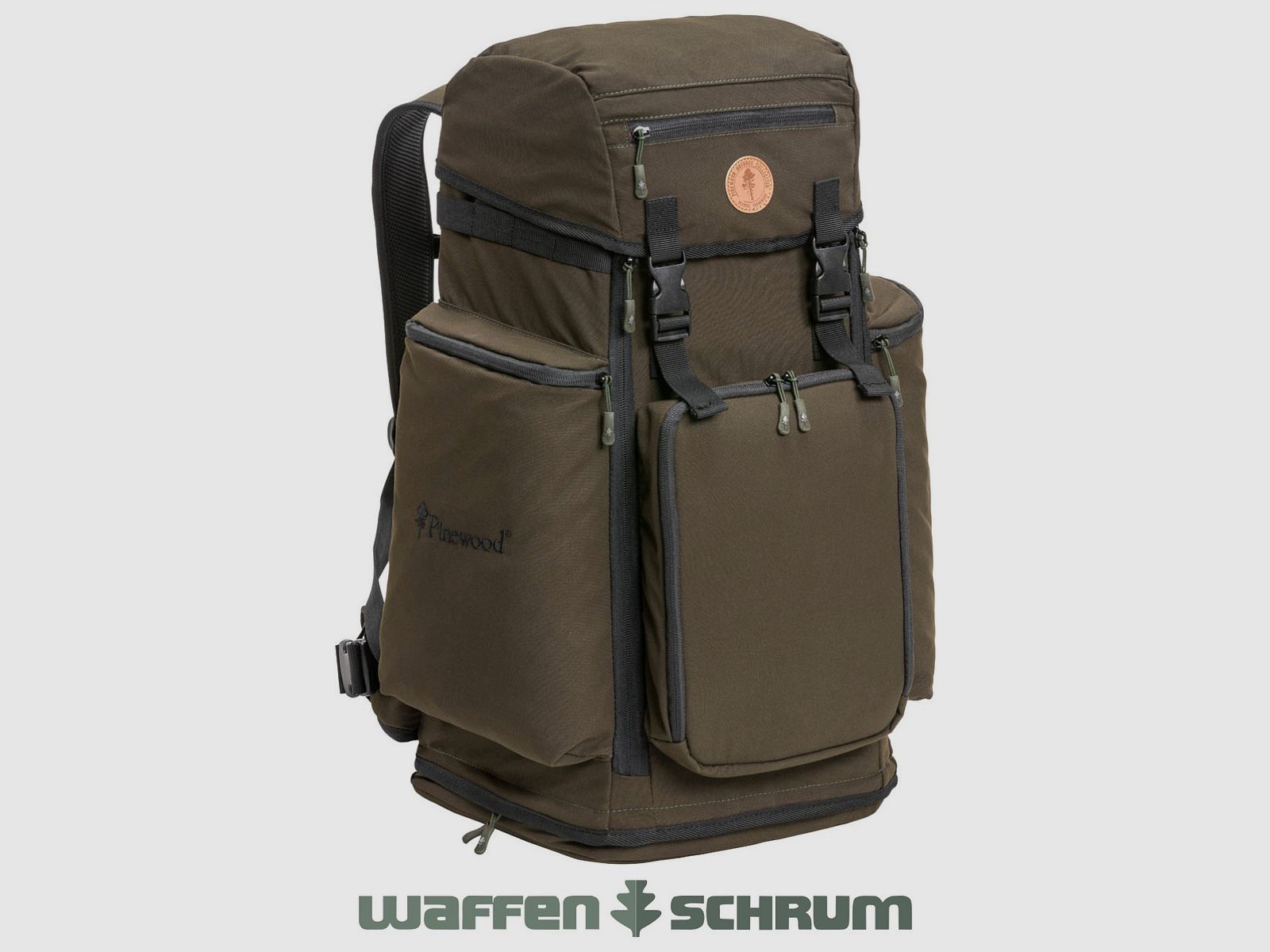 Rucksack in pelle di pino Wildmark marrone 35l
