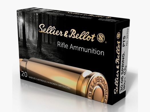 SELLIER & BELLOT 30-06 SPRING PTS 180GR