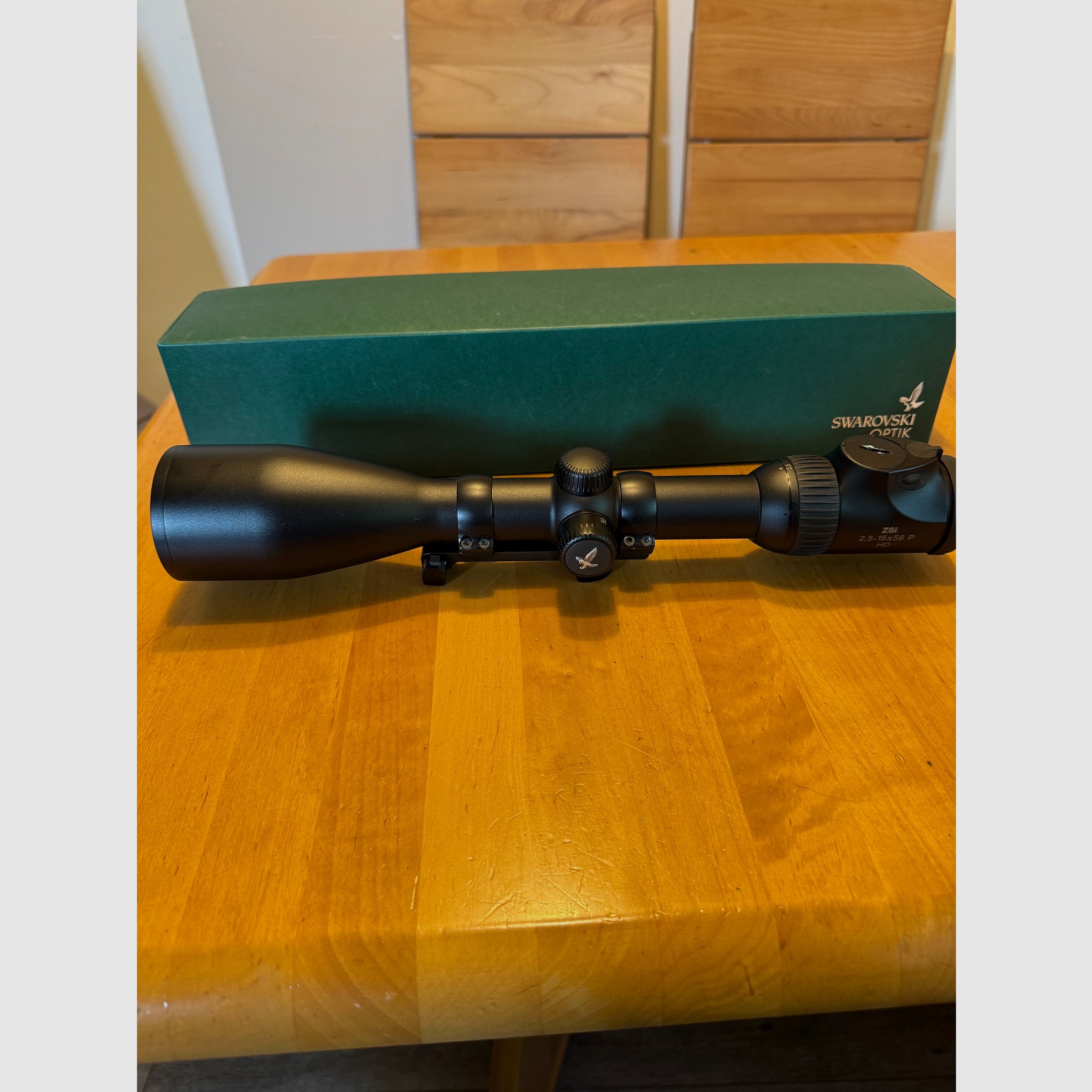 Swarovski Z6i 2,5-15x56 P HD, incl. Blaser zadelmontage