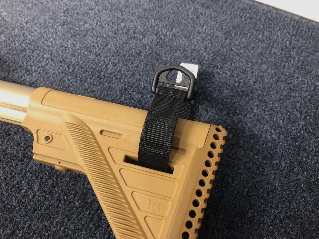 Set HK dubbele Picatinny riem bevestiging & band voor schoudersteun - NIEUW - Heckler & Koch Mr223 Mr308 G38 G95k