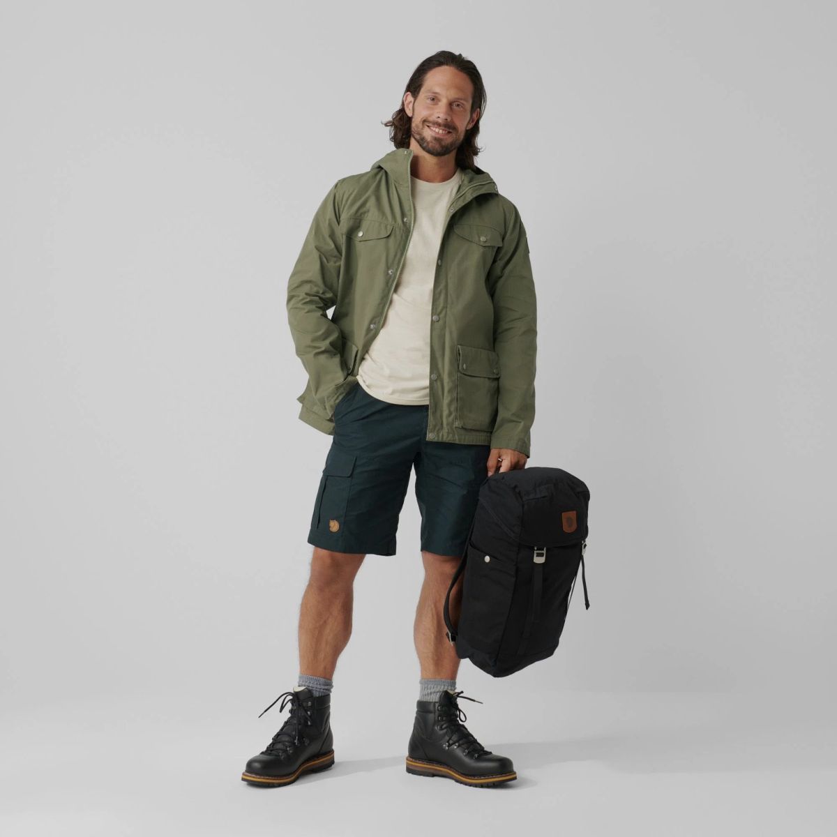 FJÄLLRÄVEN Karl Pro Shorts M Dark Olive