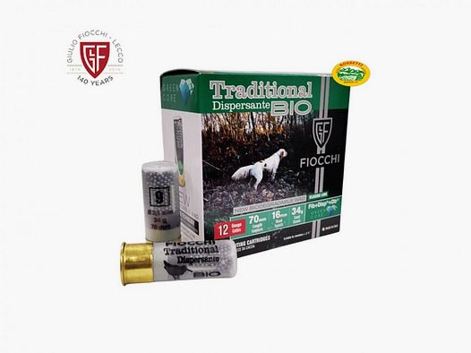 FIOCCHI patronen Traditional Dispersante Bio cal.12 gr.34 pb.7