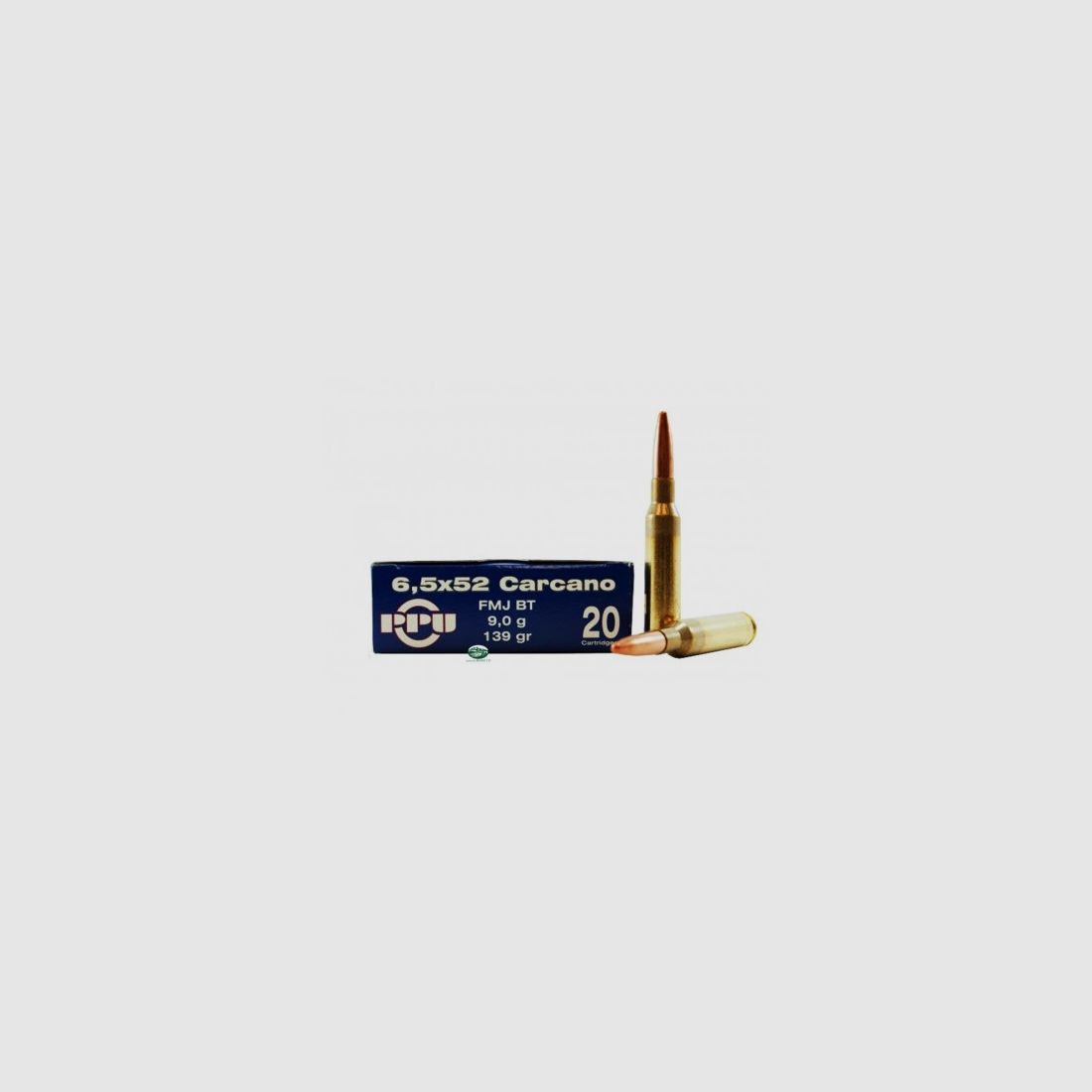 PPU PRVI PARTIZAN Munition Kal. 6,5X52 Carcano FMJ BT 139gr. C7A208
