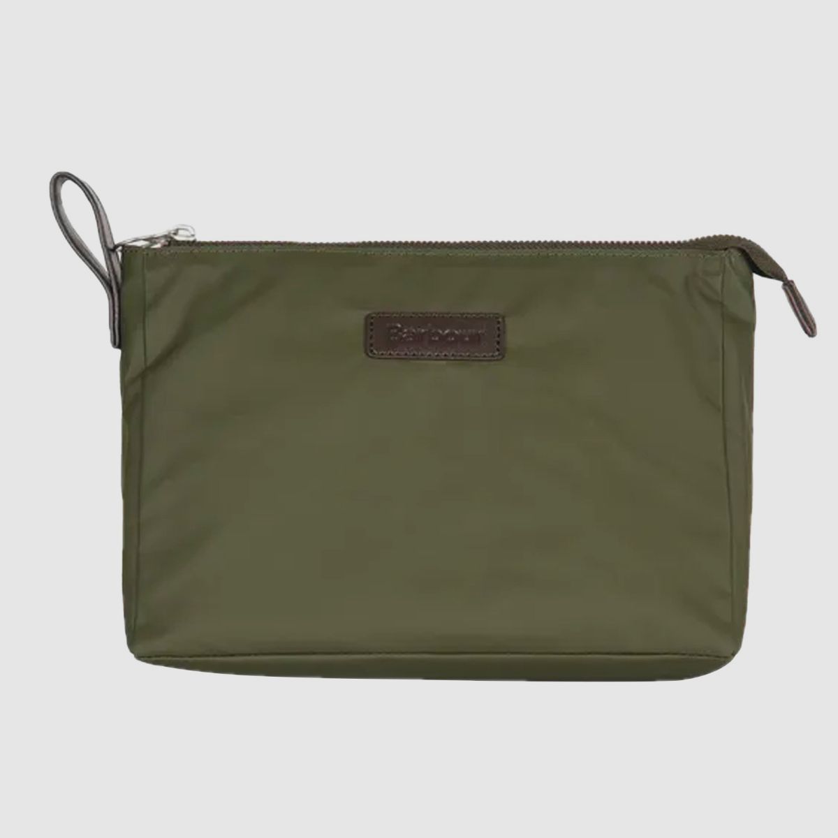 BARBOUR Washbag Oliv Kulturbeutel mit Handtuch