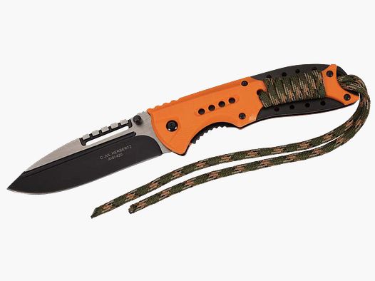 Cuchillo de una mano Herbertz verde-naranja