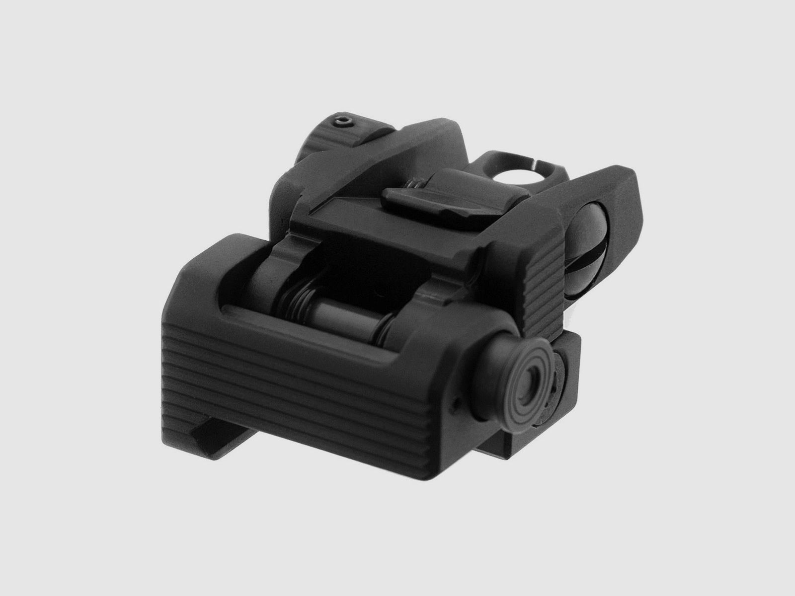 UTG ACCU-SYNC Spring-loaded AR15 Flip-up Rear Sight