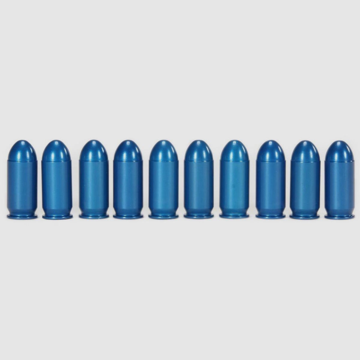 A-Zoom Dummy Round Aluminum Anodized .45 ACP 10 Pieces