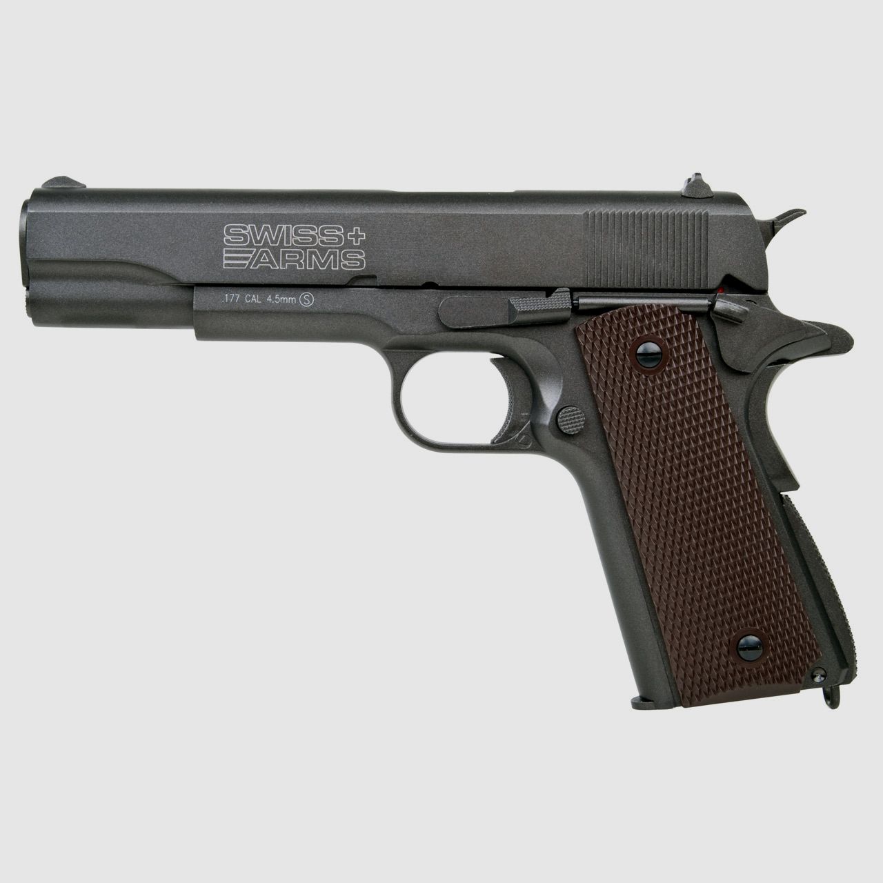 CO2 Pistole Swiss Arms P1911 Blow Back Vollmetall Kaliber 4,5 mm BB (P18)