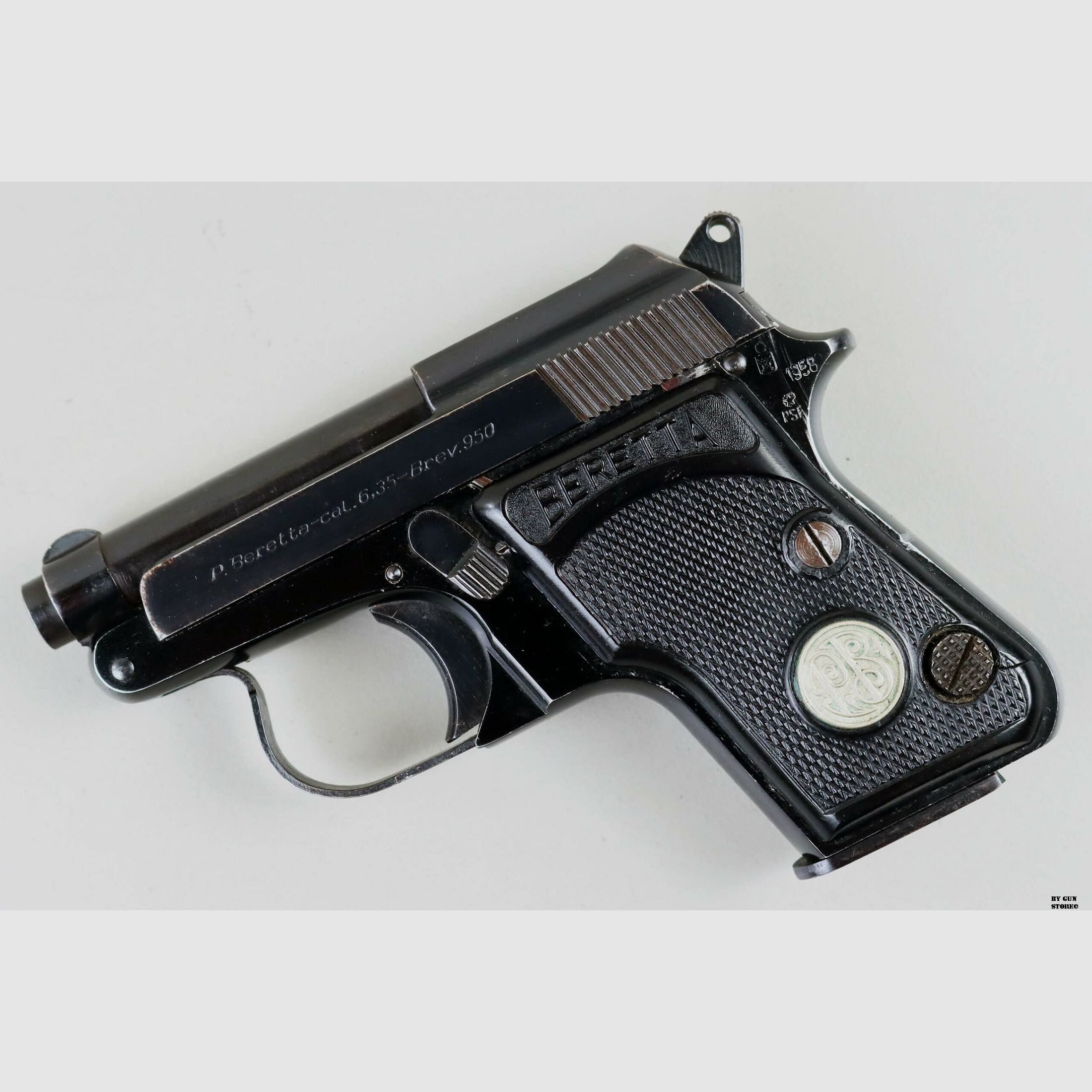 Pistolet Beretta mod. Brev. 950 cal. 6,35 mm n° de série B84312, image 2 sur 7
