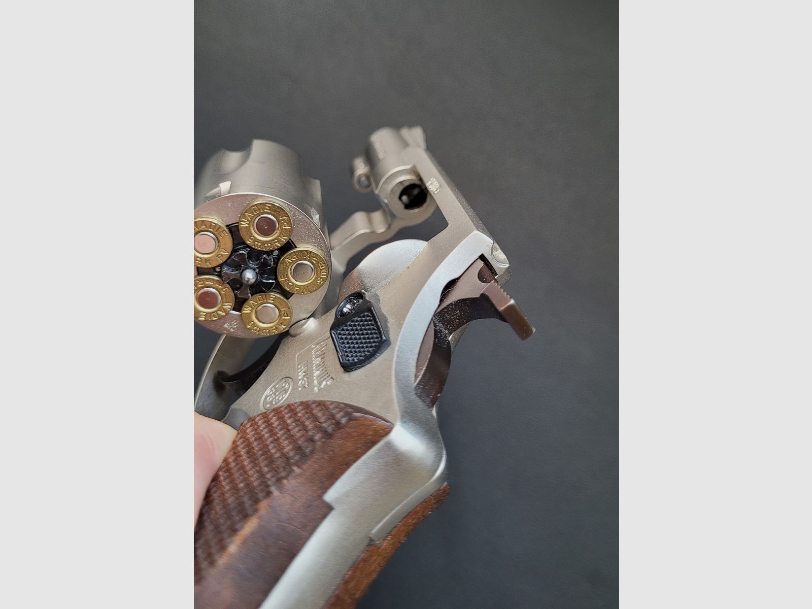 🛡️ Weihrauch HW 37 Schreckschuss-Revolver – vernickelt, Holzgriff 🛡️