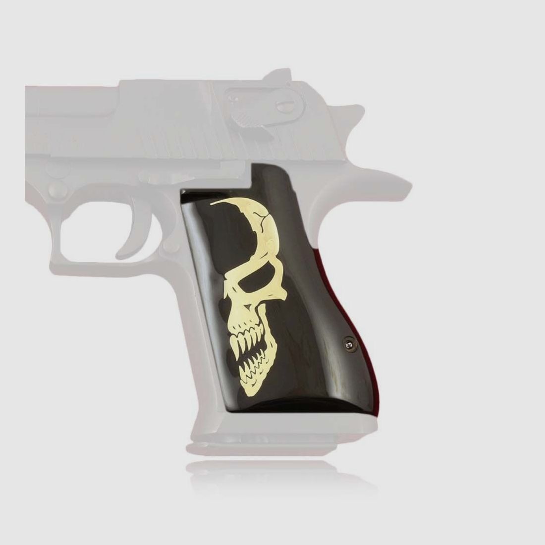 KSD Grips Griff Acrylic Schwarz Skull