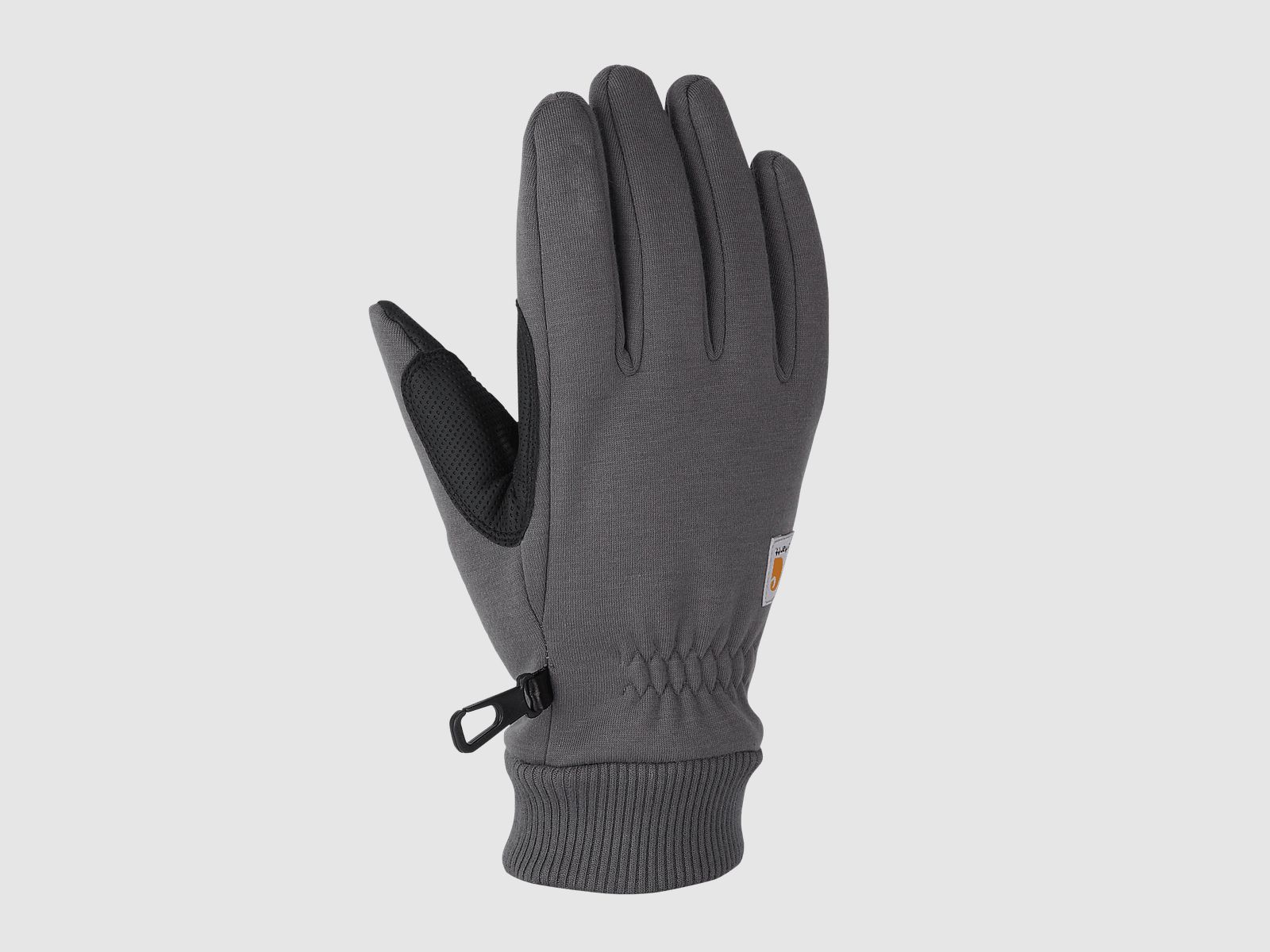 Carhartt Wind Fighter™ Thermal-Lined Fleece Touch-Sensitive Knit Cuff Glove Men Carbon Heather S