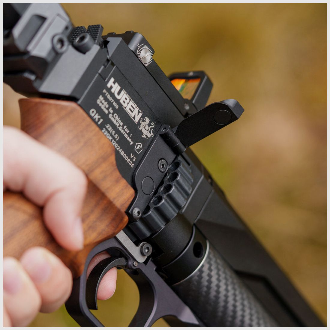 DELUXE Loading Gate | Huben GK1 | Cal.22 | CNC Aluminum | black anodized