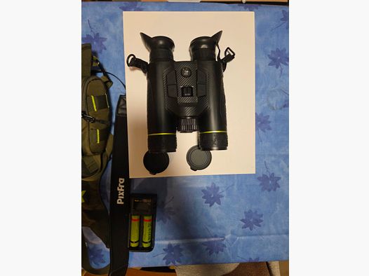 PIXFRA Draco D225-4K Binocular 4en1 imagen térmica, visión nocturna, prismáticos, LRF sensor 256×192, NETD 18mK