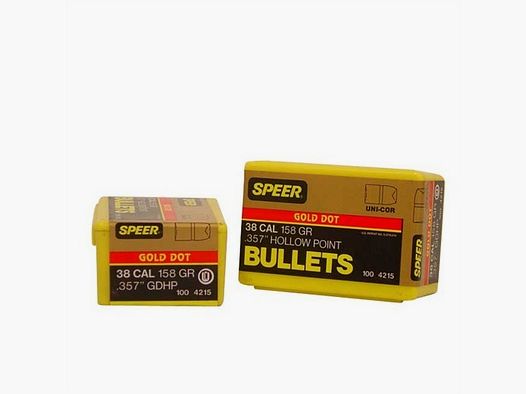 SPEER DEEPCURL® (.357″) HANDGUN BULLETS SPEER DEEPCURL .357 CALIBER (.357 ) 158GR HOLLOW POINT 100/BOX
