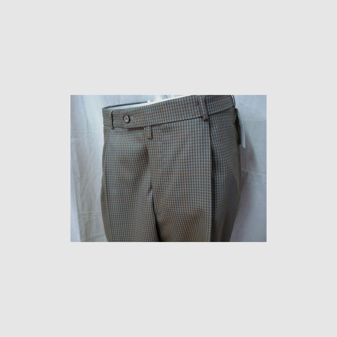 AKAH checkered suit trousers