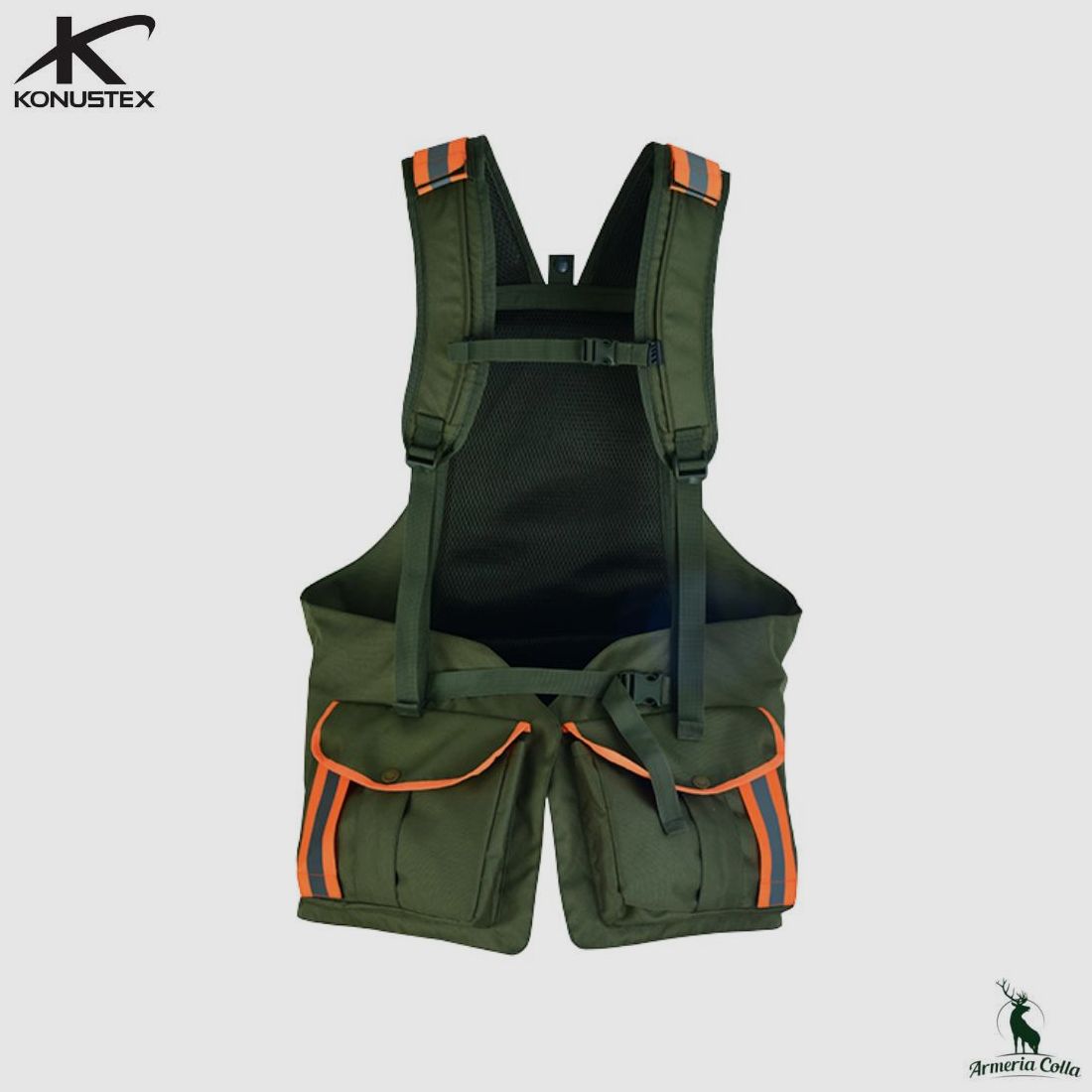 Konustex Trisacca High Visibility mod. Geniox 2.0 col. Orange/Green, image 1 of 4