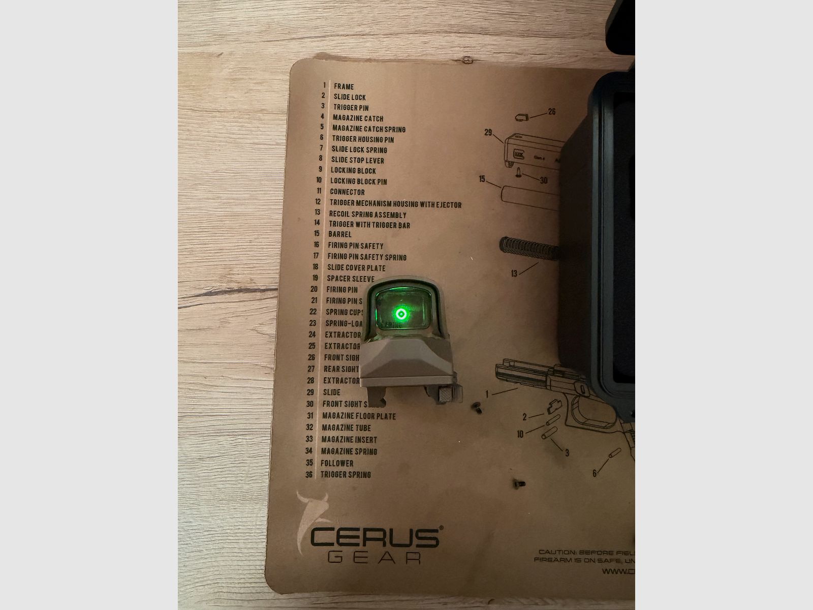  Holosun HS 510 C-GR-FDE  visor réflex