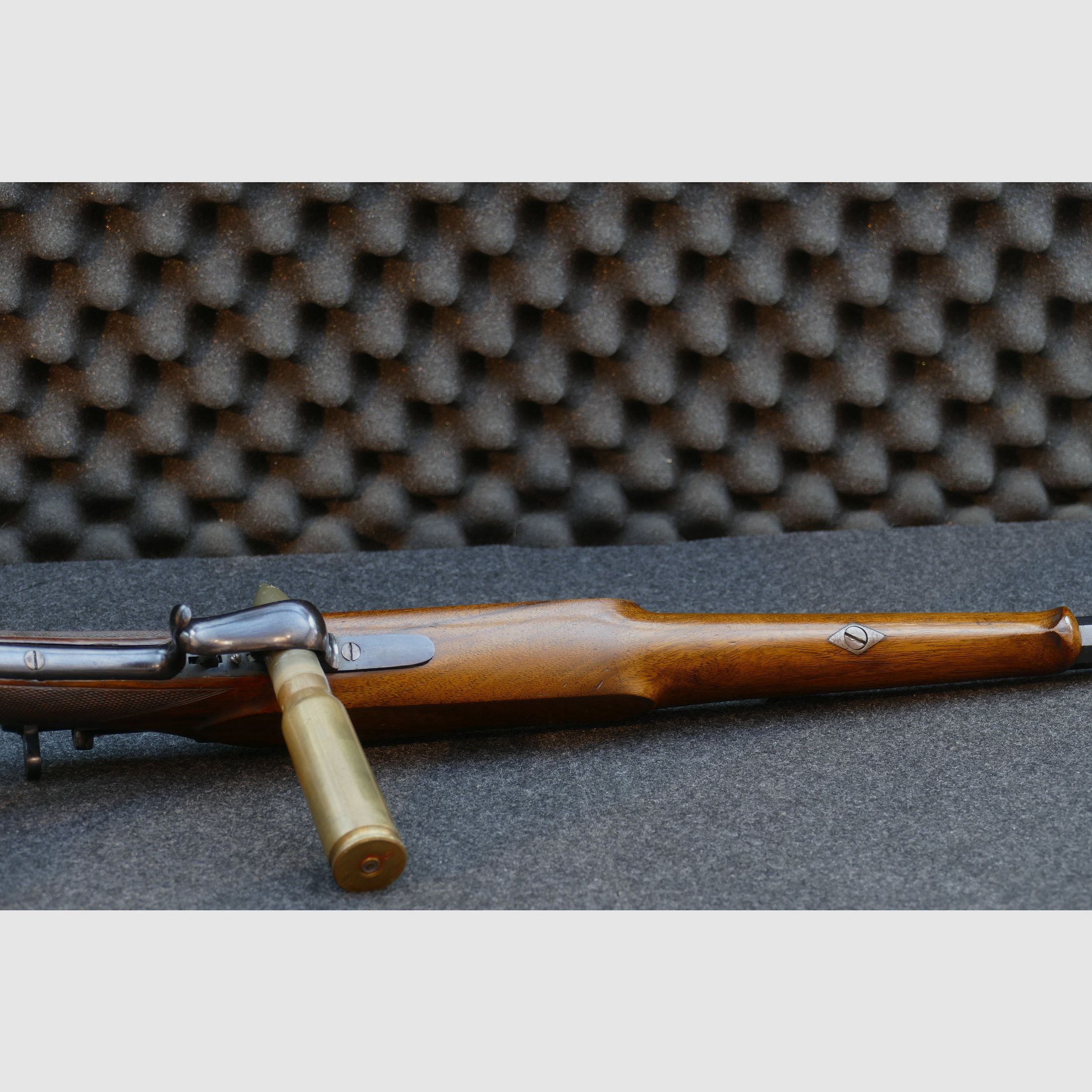 Sammlerstück: Einzellader-Büchse auf Beaumont-Basis — 11.3×50R / 11×52R Beaumont Holandés 1878 Dutch Beaumont