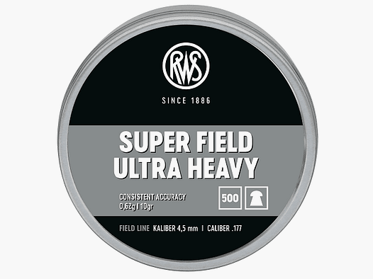 RWS Super Field Ultra Heavy Diabolo Kal. 4,5 mm - 500 Stk.