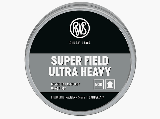 RWS Super Field Ultra Heavy Diabolo Cal. 5.5 mm - 500 pcs.