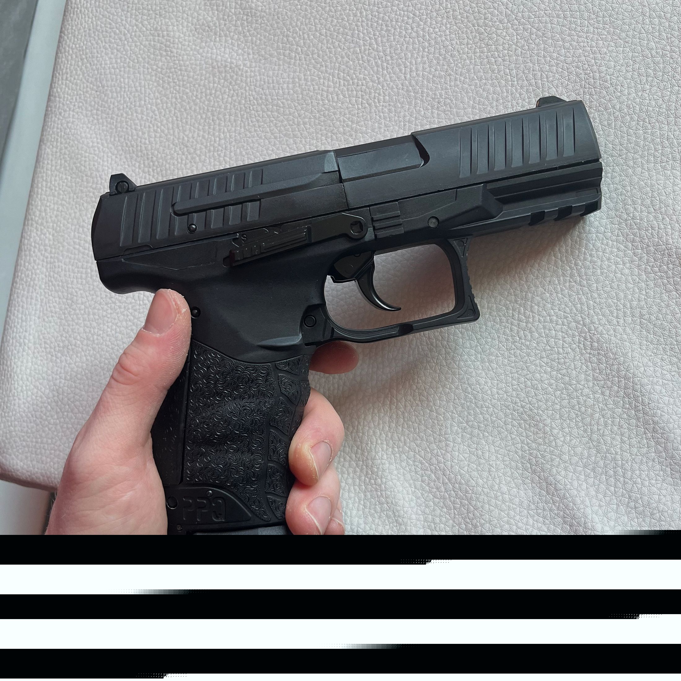 Walther PPQ CO2 Luftpistole 4,5mm Diabolo schwarz + Zubehör