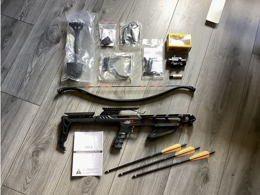 EK Archery Jag II Pro 175 lbs 260 FPS + red dot